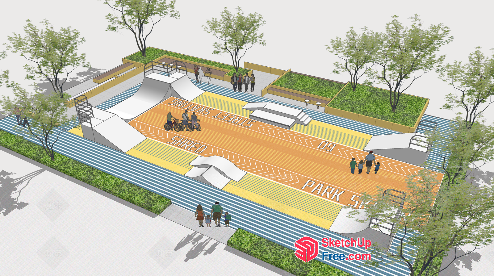 Shredd Park 3D SketchUp File