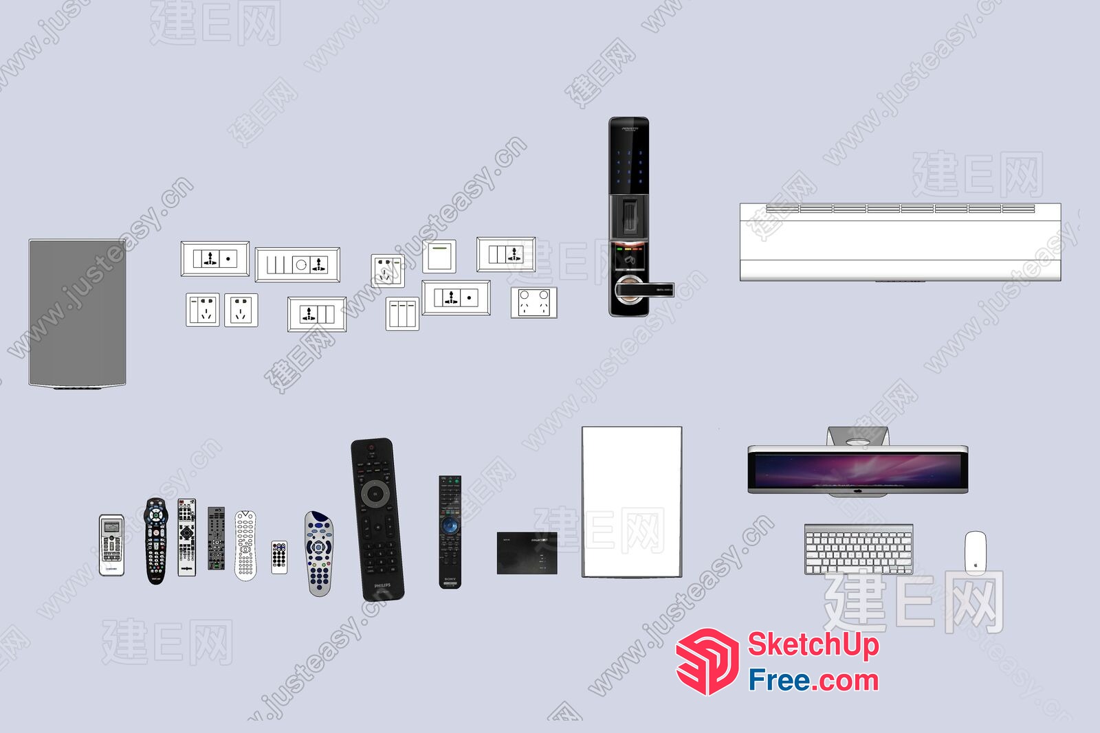Modern Home Entertainment And Technology 3D SketchUp File