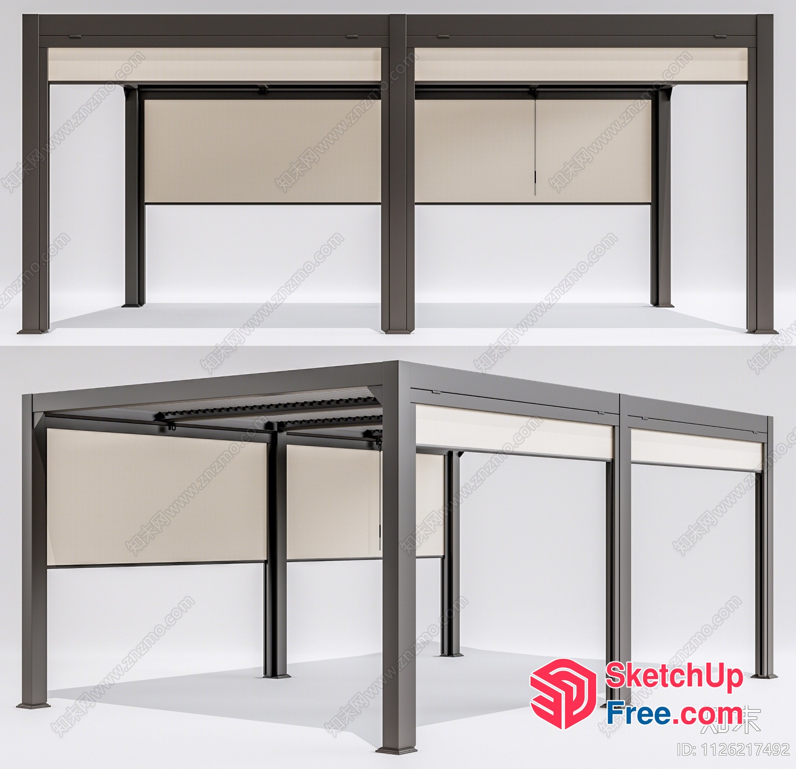 Modern Partition Screen 3D SketchUp File