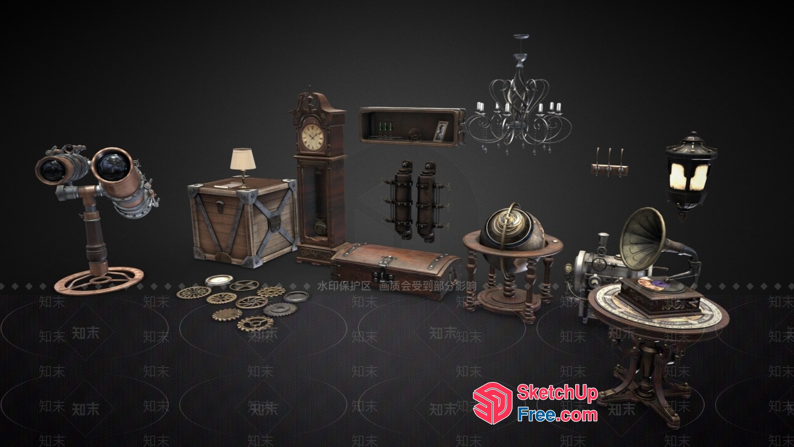 Timeless Decorative Items 3D SketchUp File