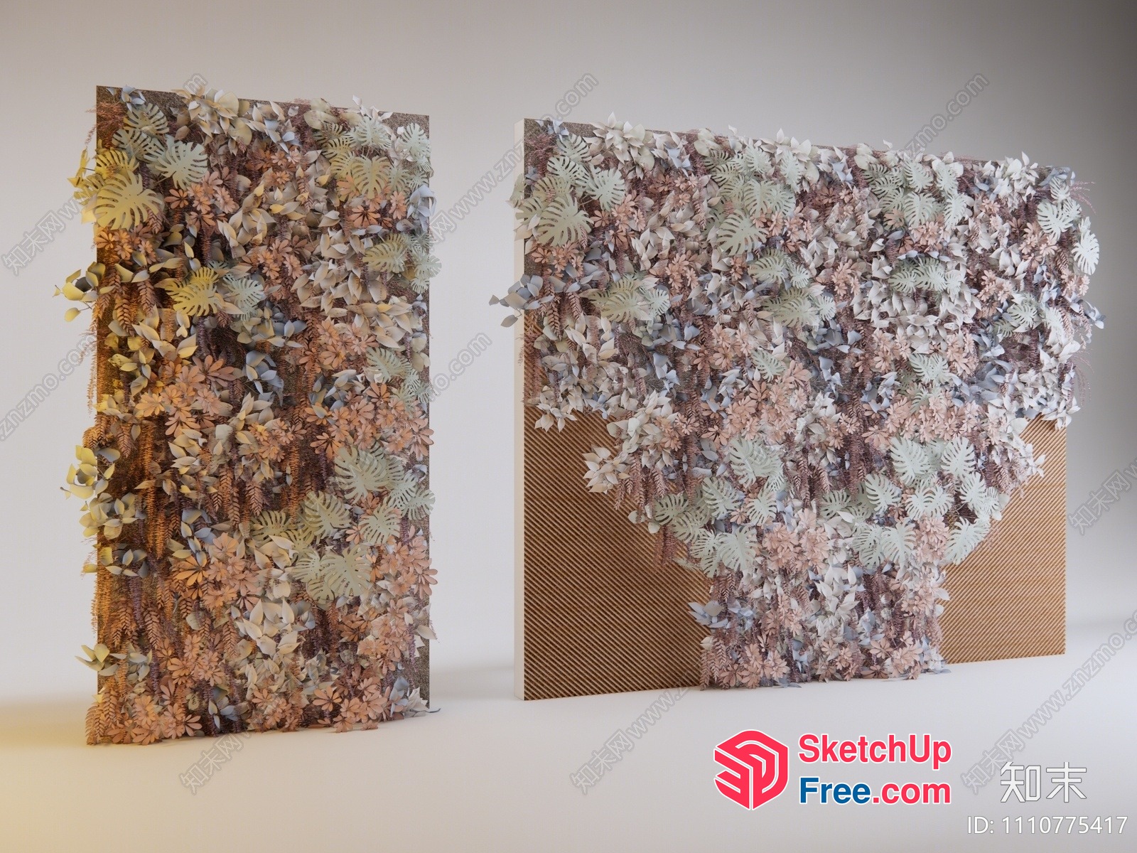 Flower Wall Decor 3D SketchUp File