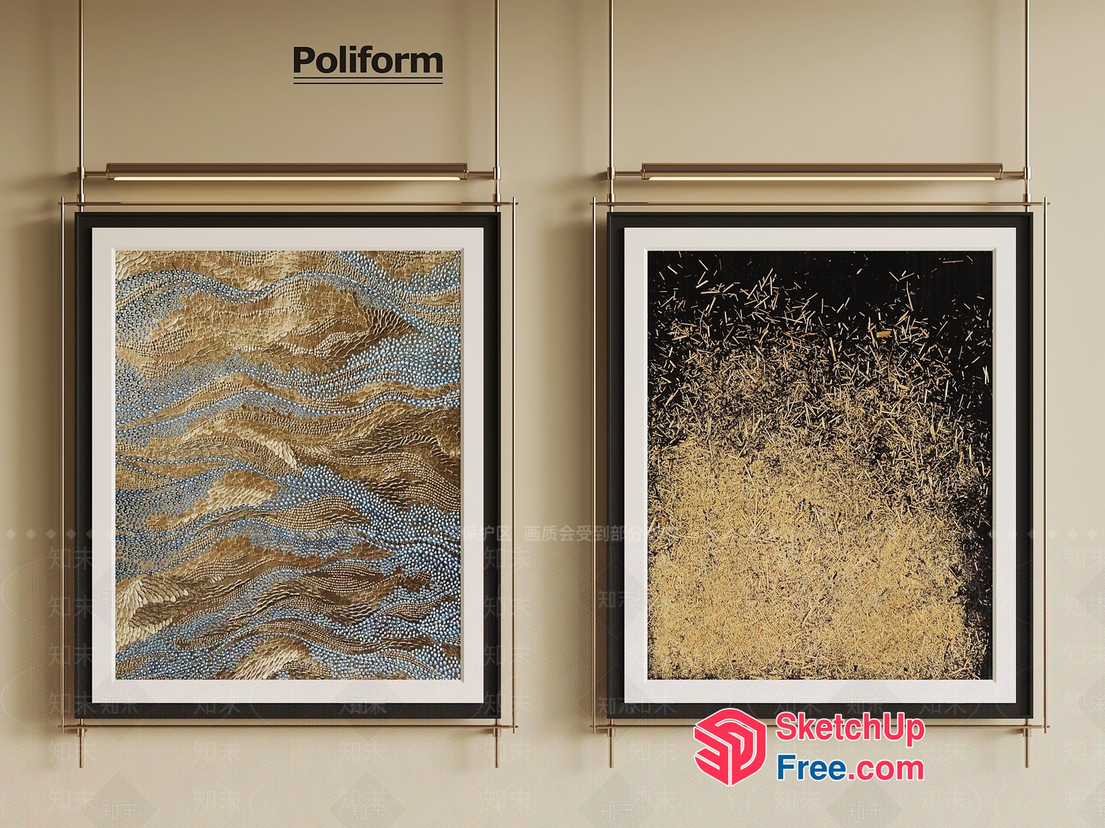 Poliform Artwork Collection 3D SketchUp File