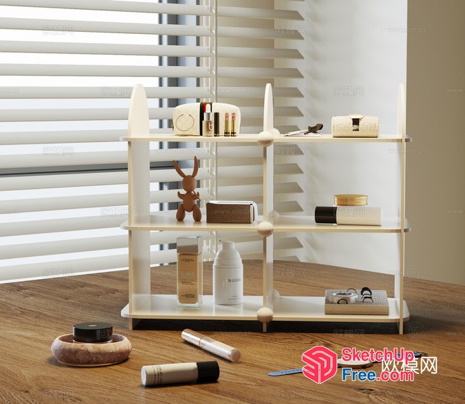 Cosmetics Display Stand 3D SketchUp File