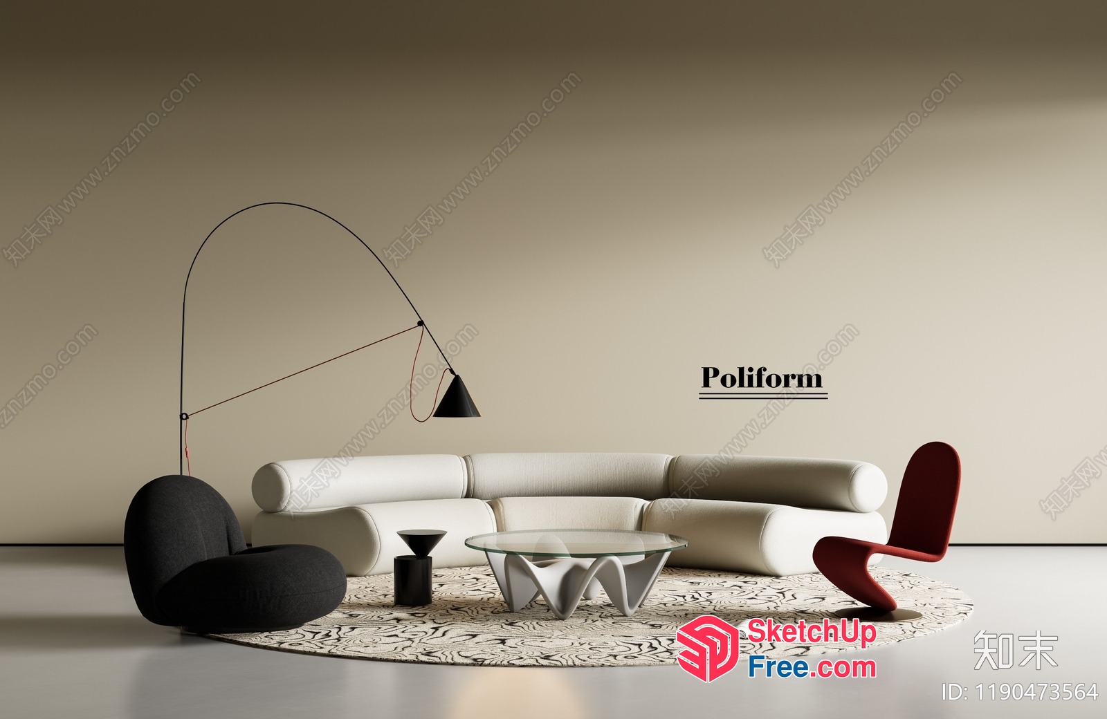 Poliform Furniture Collection 3D SketchUp File