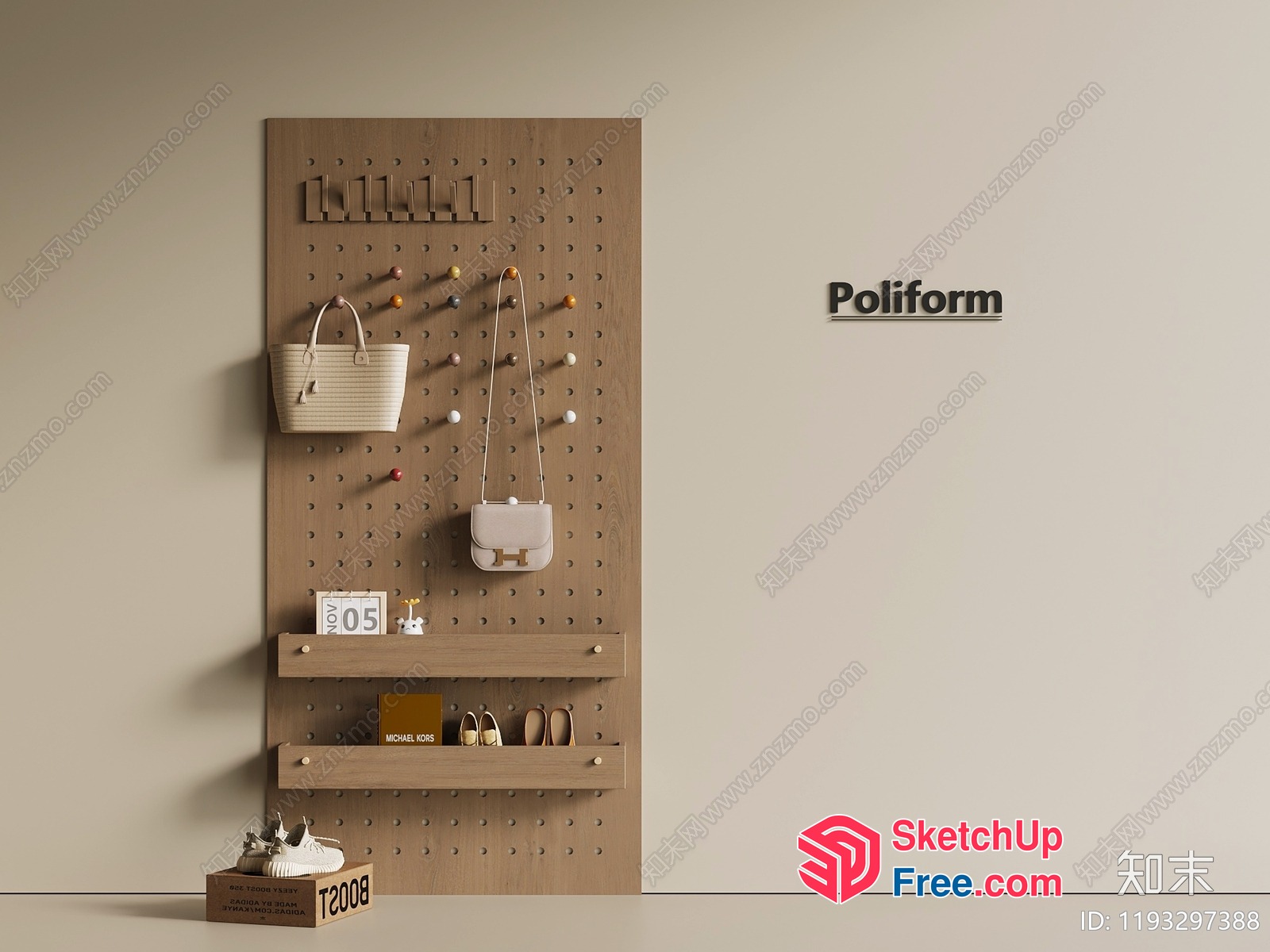 Minimalist Modern Fashion Display 3D SketchUp File
