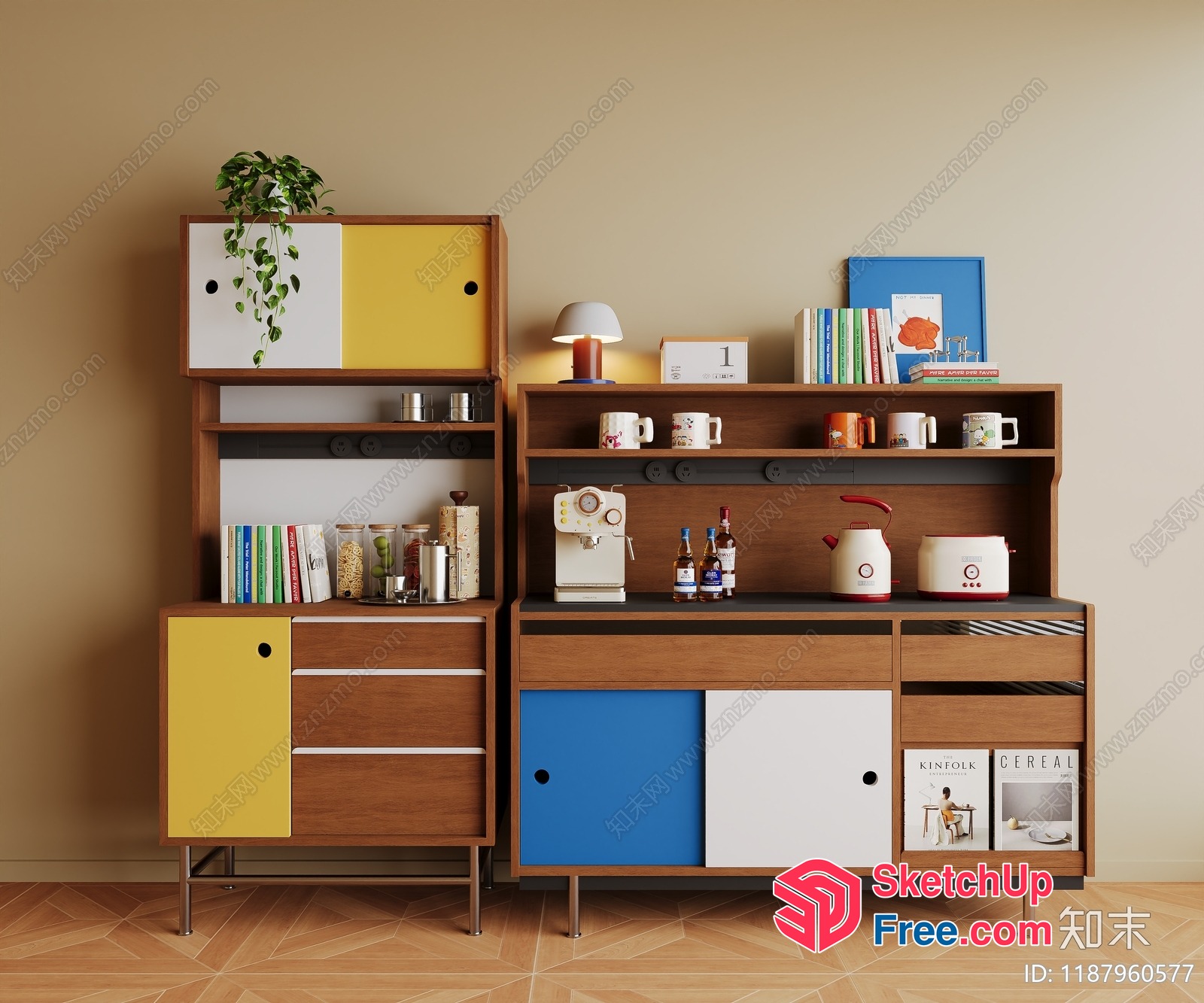Mid-Century Modern Furniture Collection 3D SketchUp File