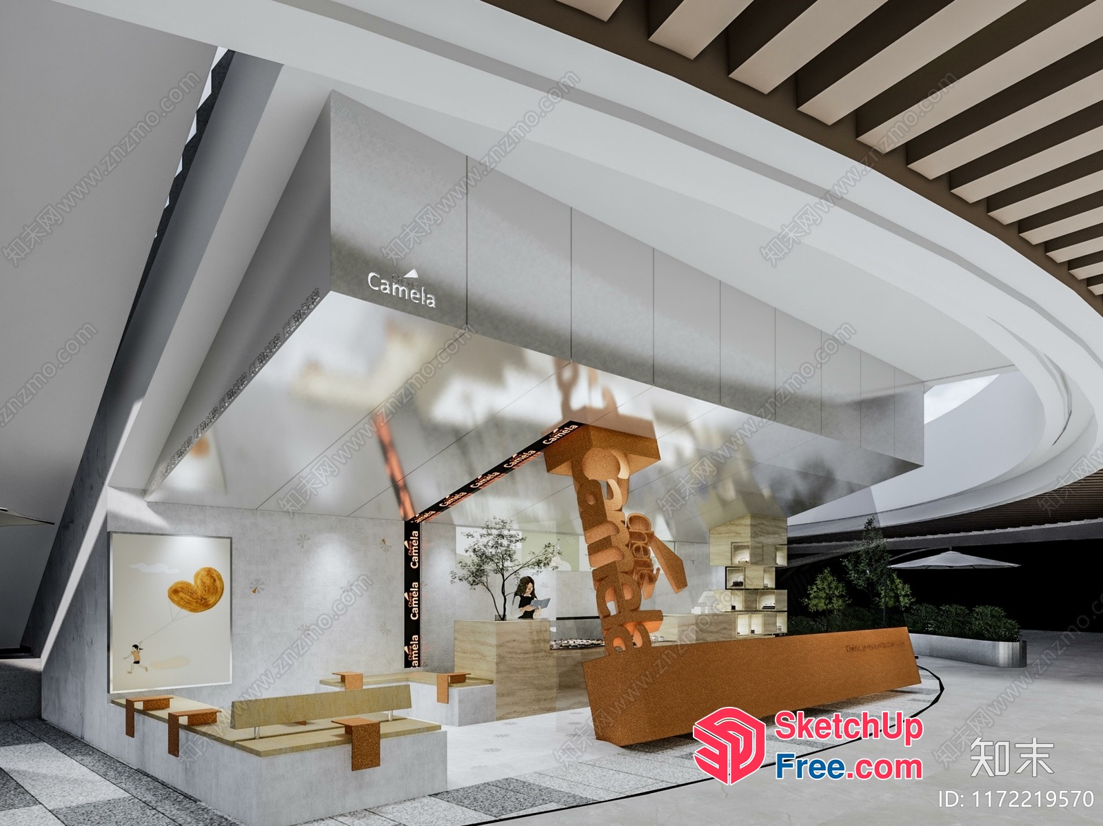 Modern Minimalist Architecture 3D SketchUp File