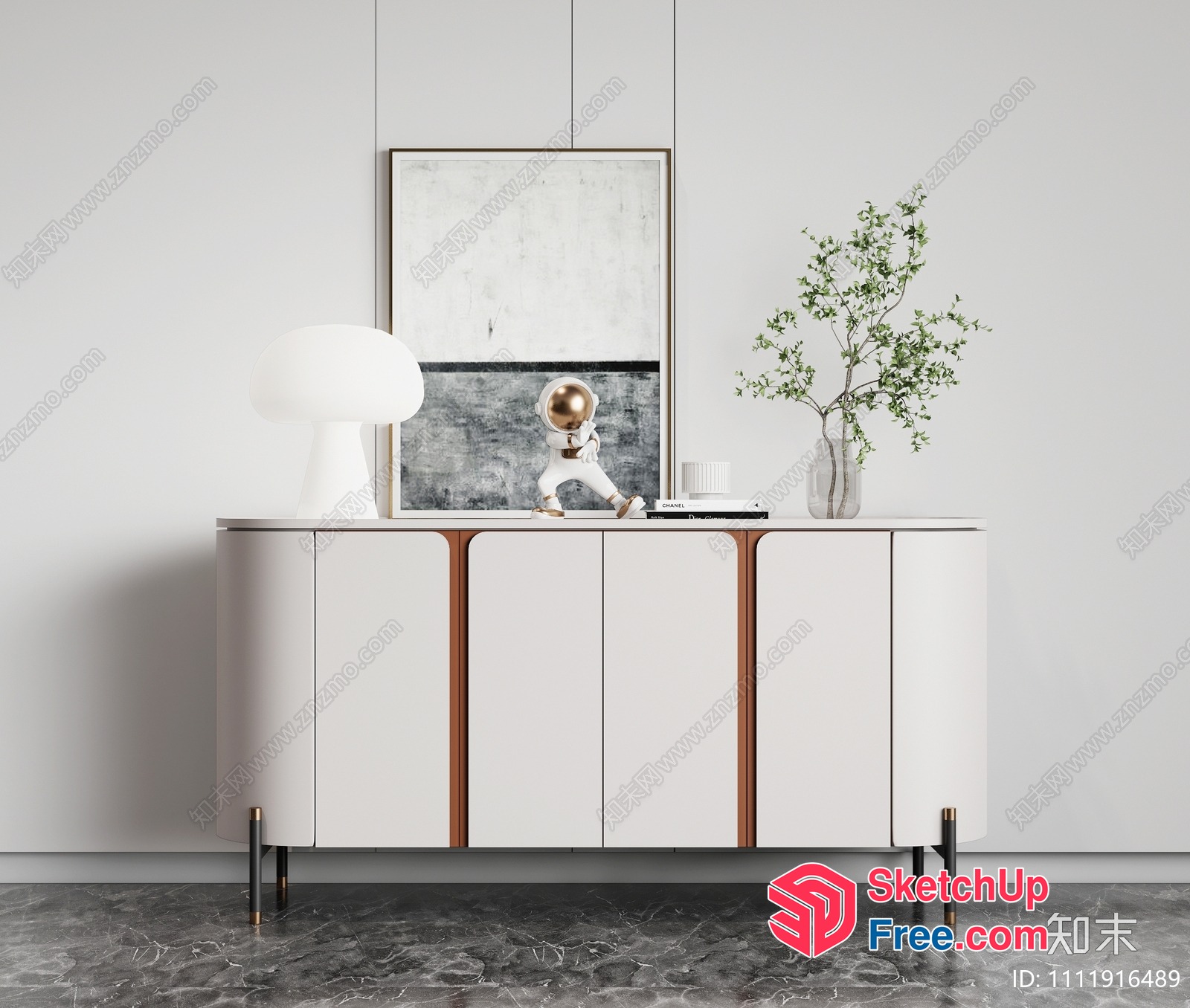 Modern Minimalist Interior Design 3D SketchUp File