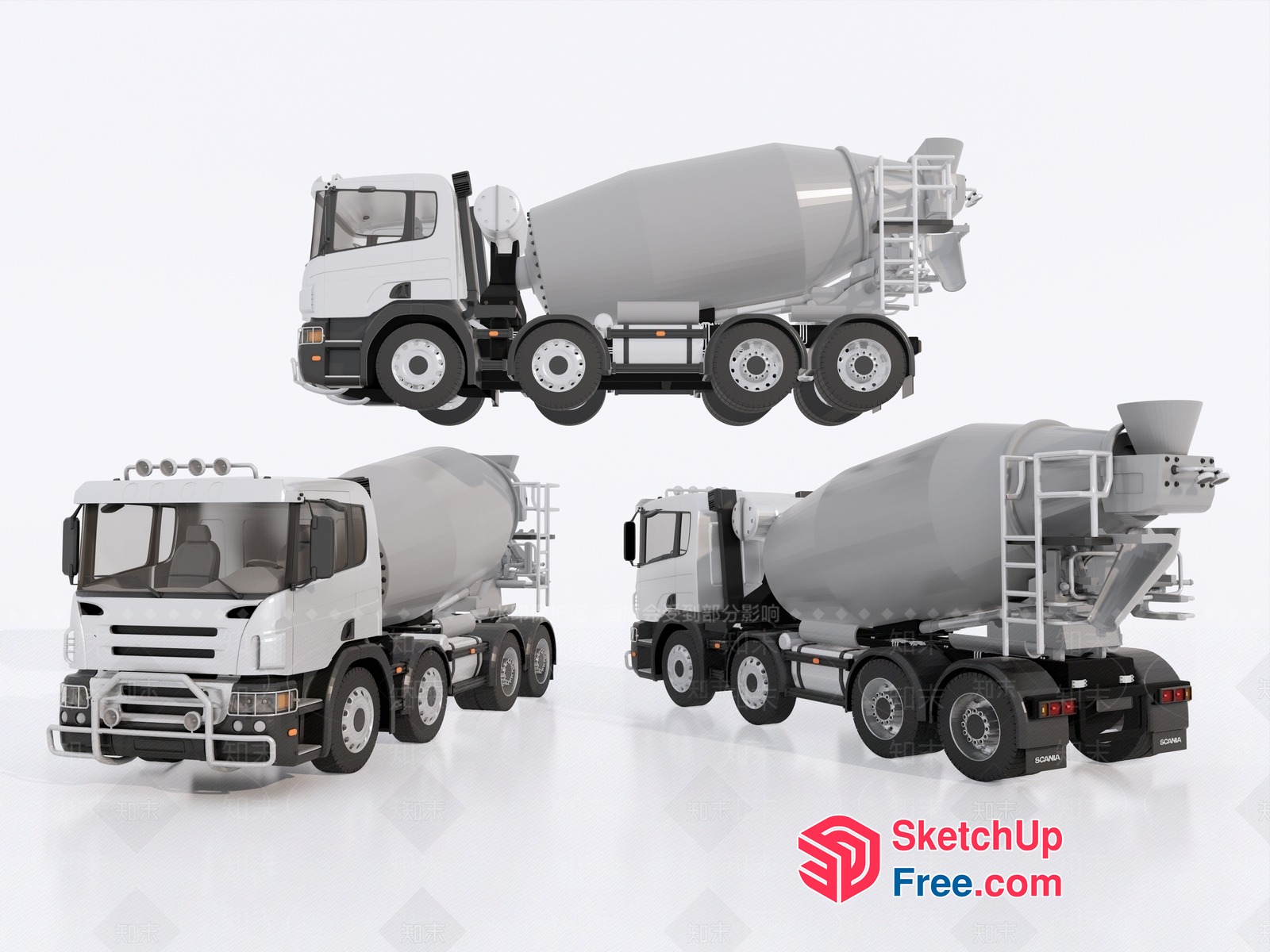 Industrial Transportation Vehicles 3D SketchUp File