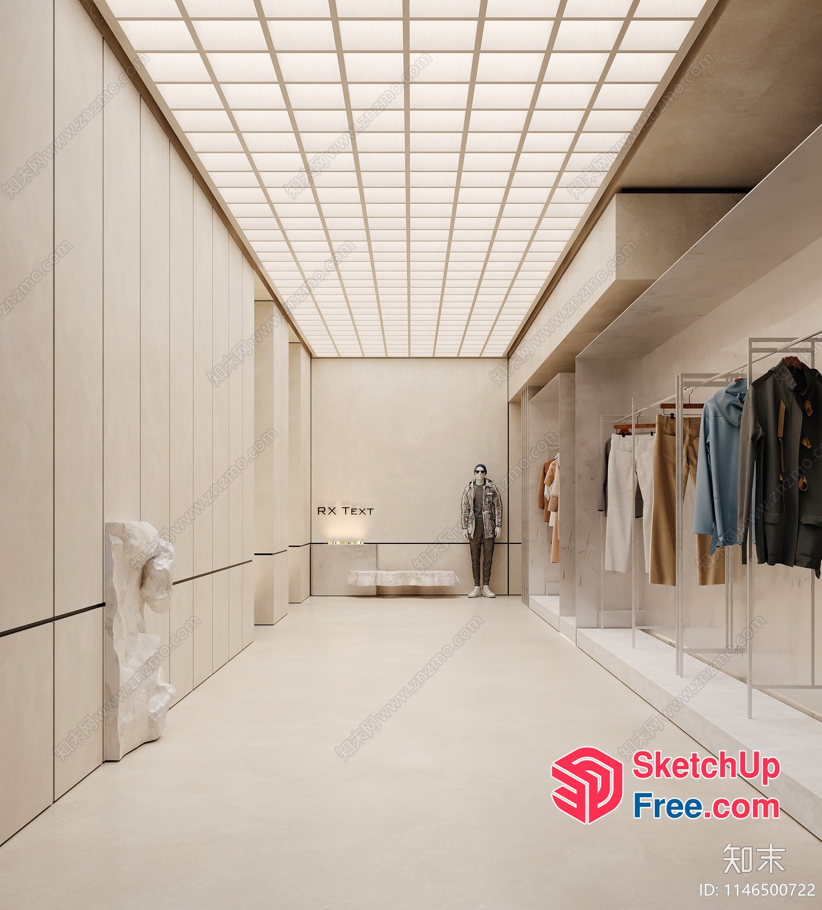 Modern Minimalist Interior 3D SketchUp File