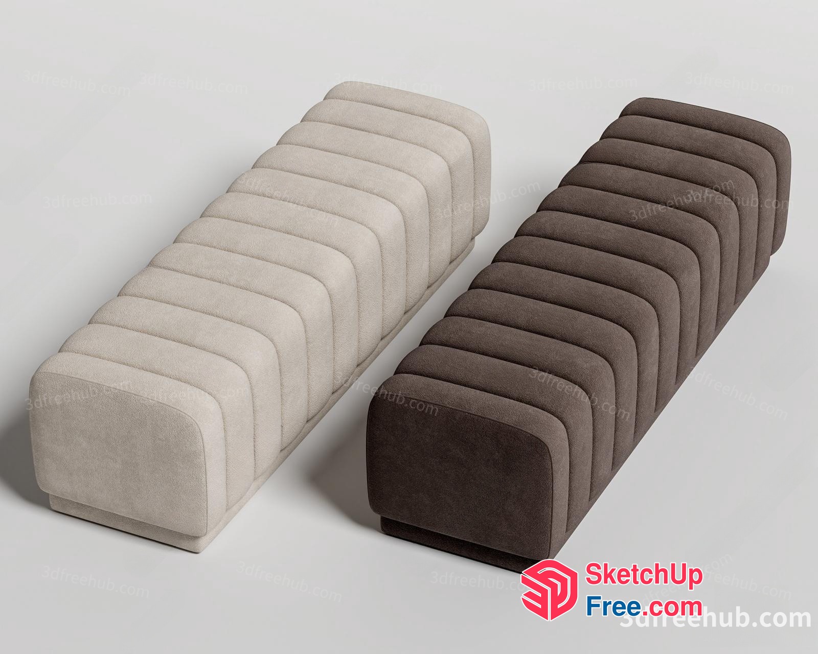 Modern Sofa Furniture Set 3D SketchUp File