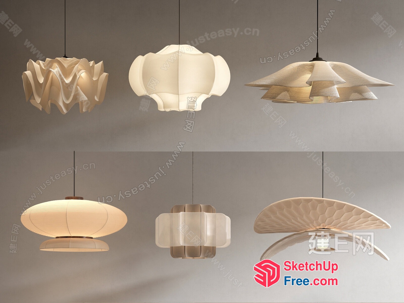 Modern And Elegant Lighting Fixtures Collection 3D SketchUp File