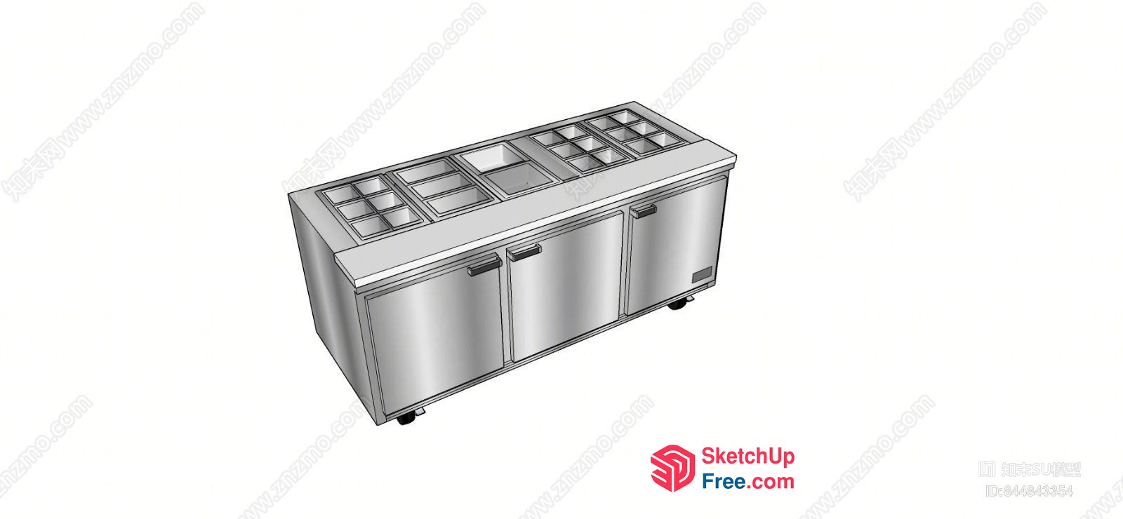 Commercial Kitchen Equipment 3D SketchUp File