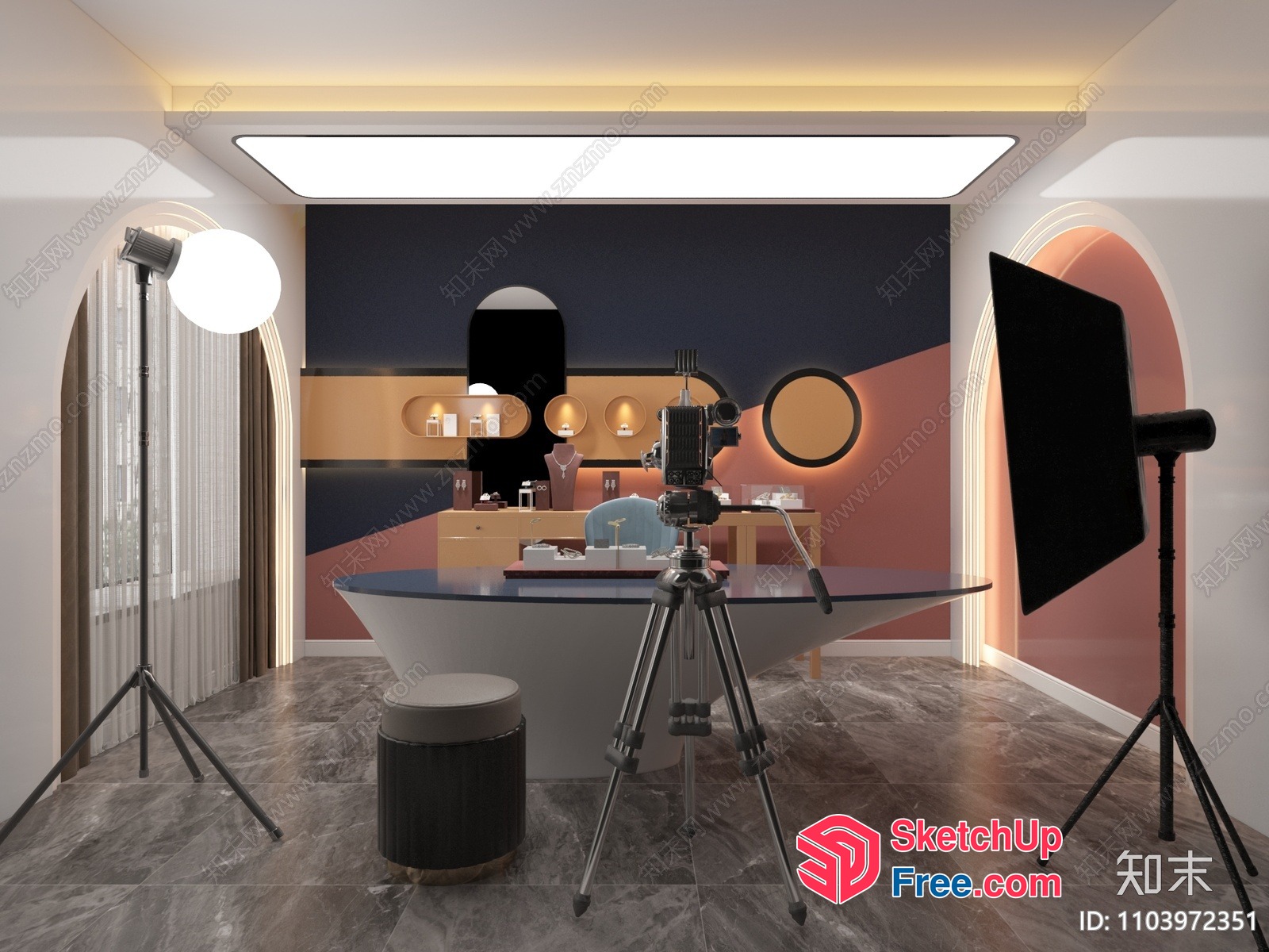 Interior Photography Studio 3D SketchUp File