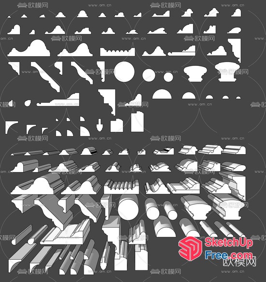 Various Furniture Styles 3D SketchUp File