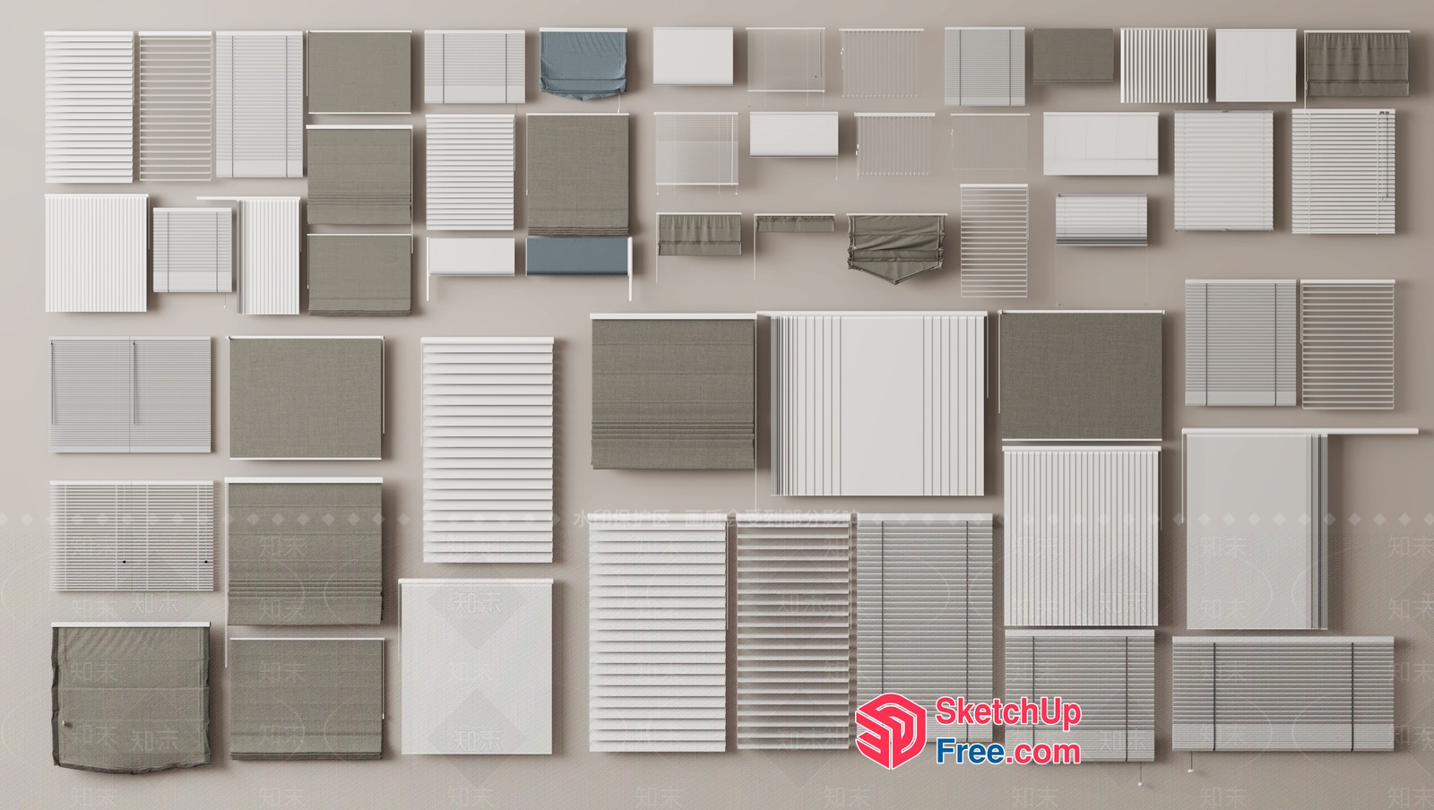 Window Blinds Collection 3D SketchUp File