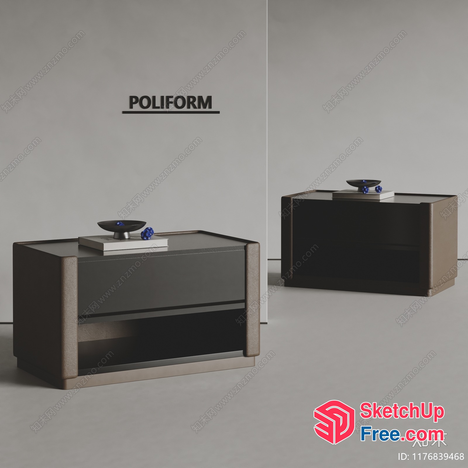 Poliform Furniture Set 3D SketchUp File