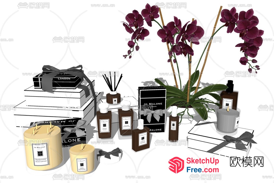 Elegant And Sophisticated Home Decor Collection 3D SketchUp File