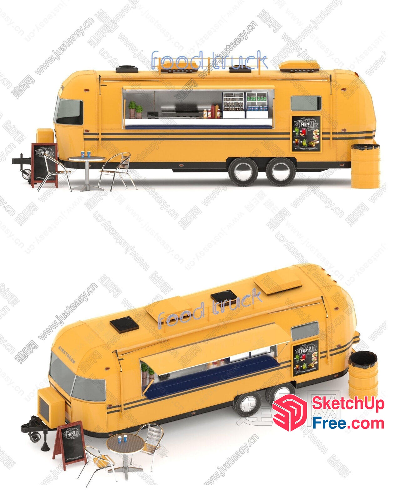 Food Truck 3D SketchUp File