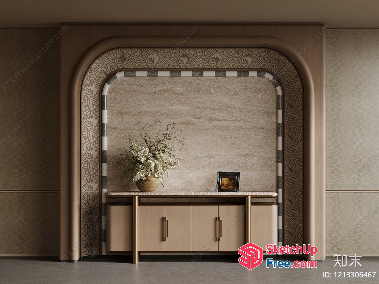 Elegant And Sophisticated Modern Interior Design 3D SketchUp File