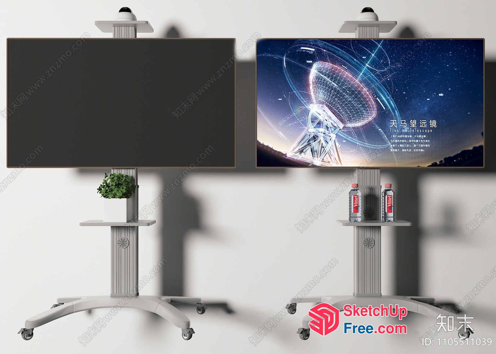 Modern Electronic Display Units 3D SketchUp File
