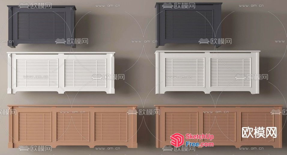 Decorative Window Shutters 3D SketchUp File