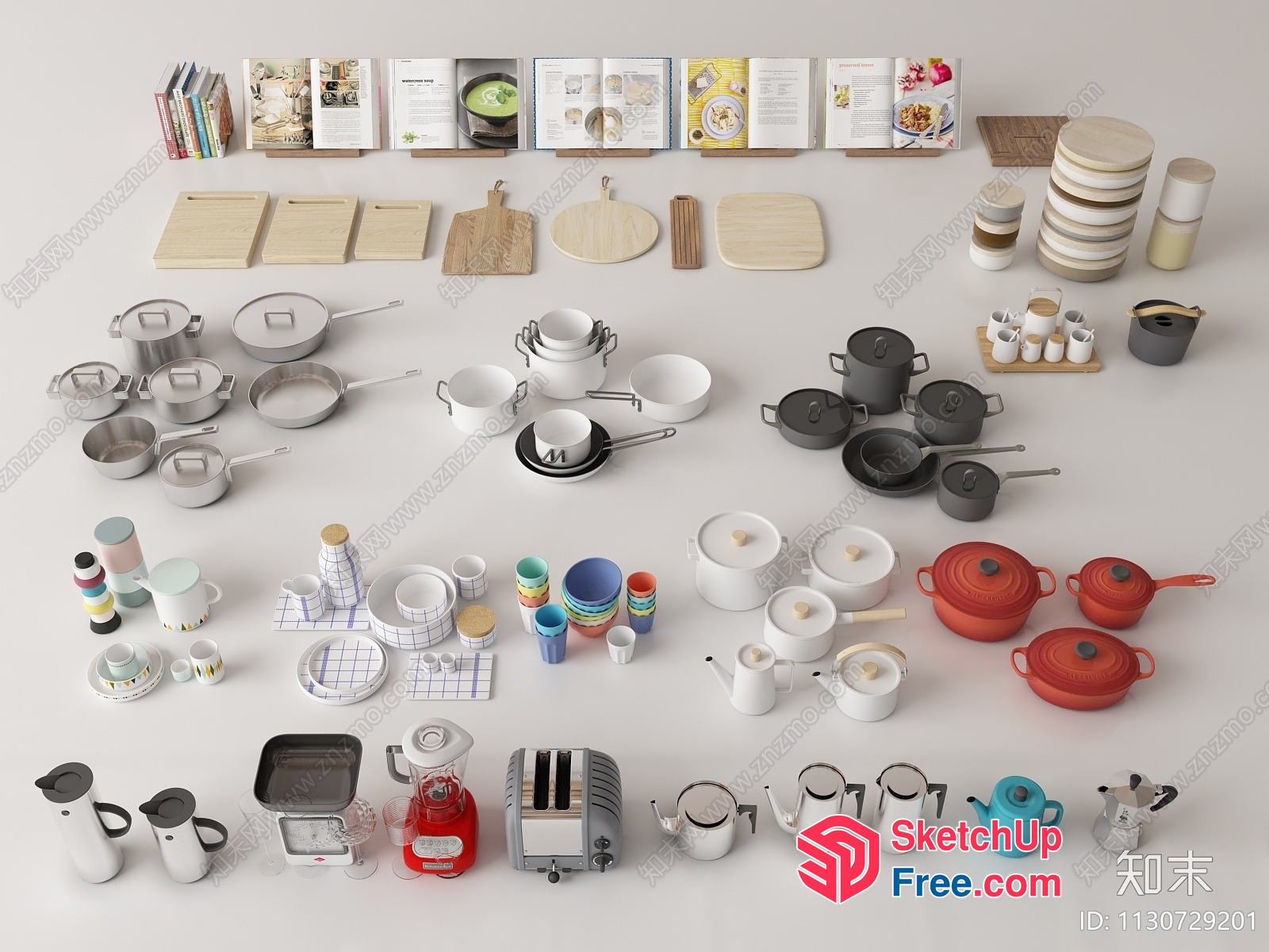 Kitchenware Collection 3D SketchUp File