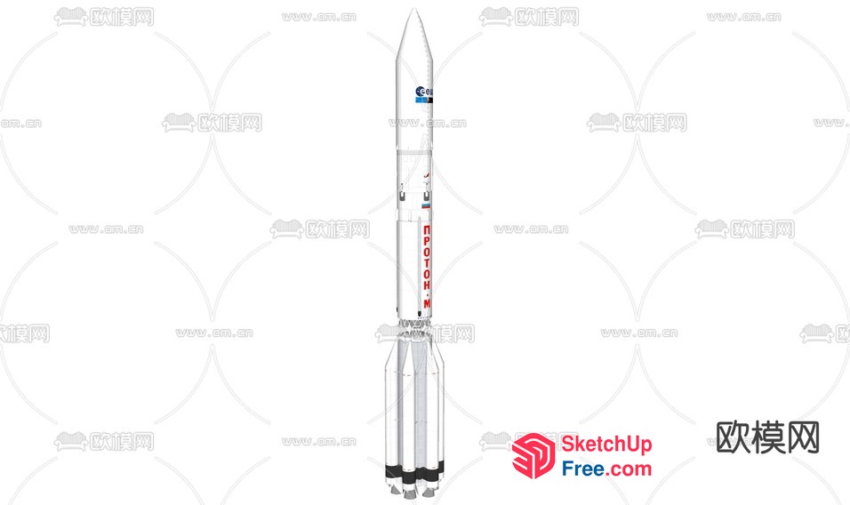 Space Capsule Exterior 3D SketchUp File