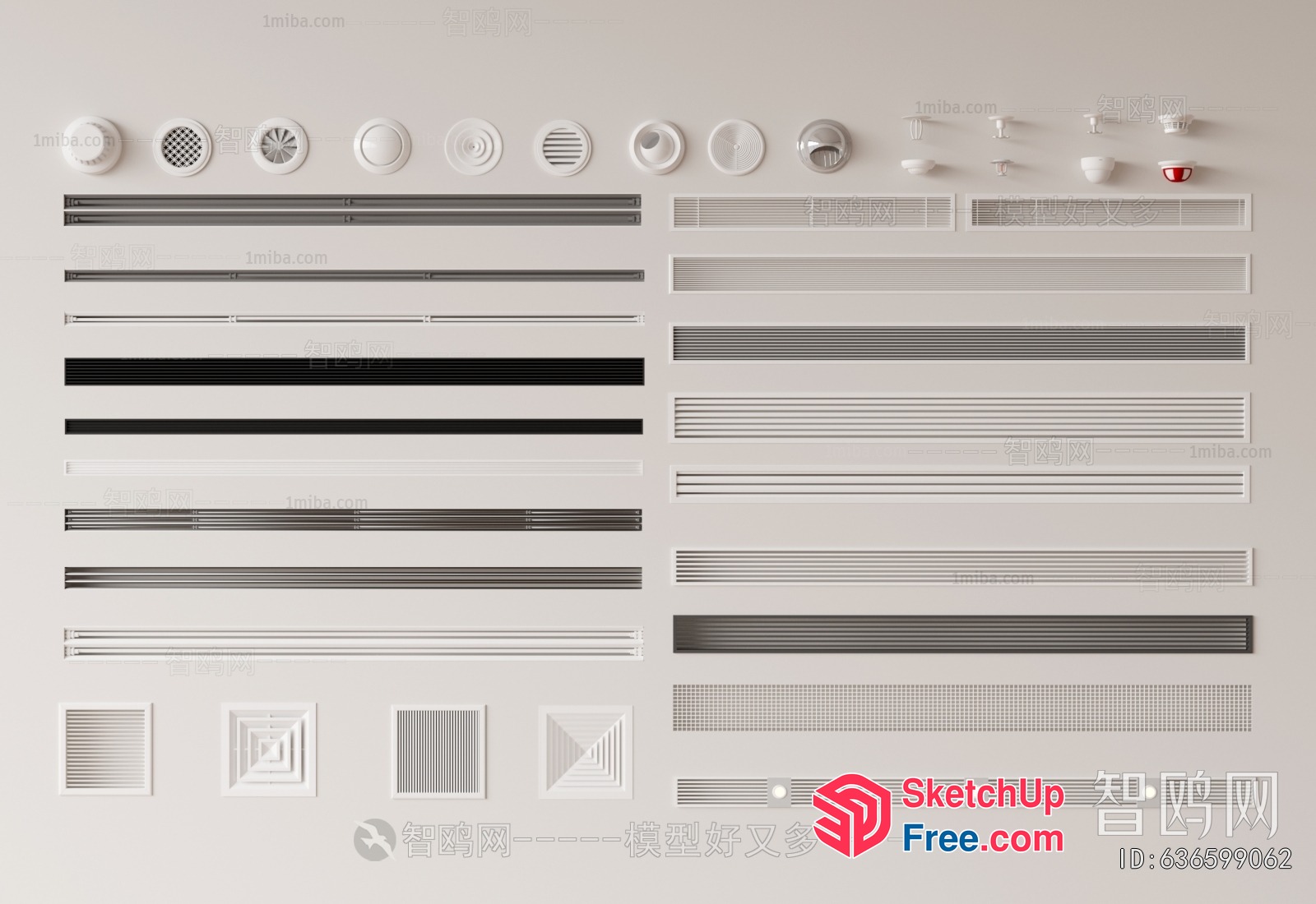 Architectural Ceiling Details 3D SketchUp File