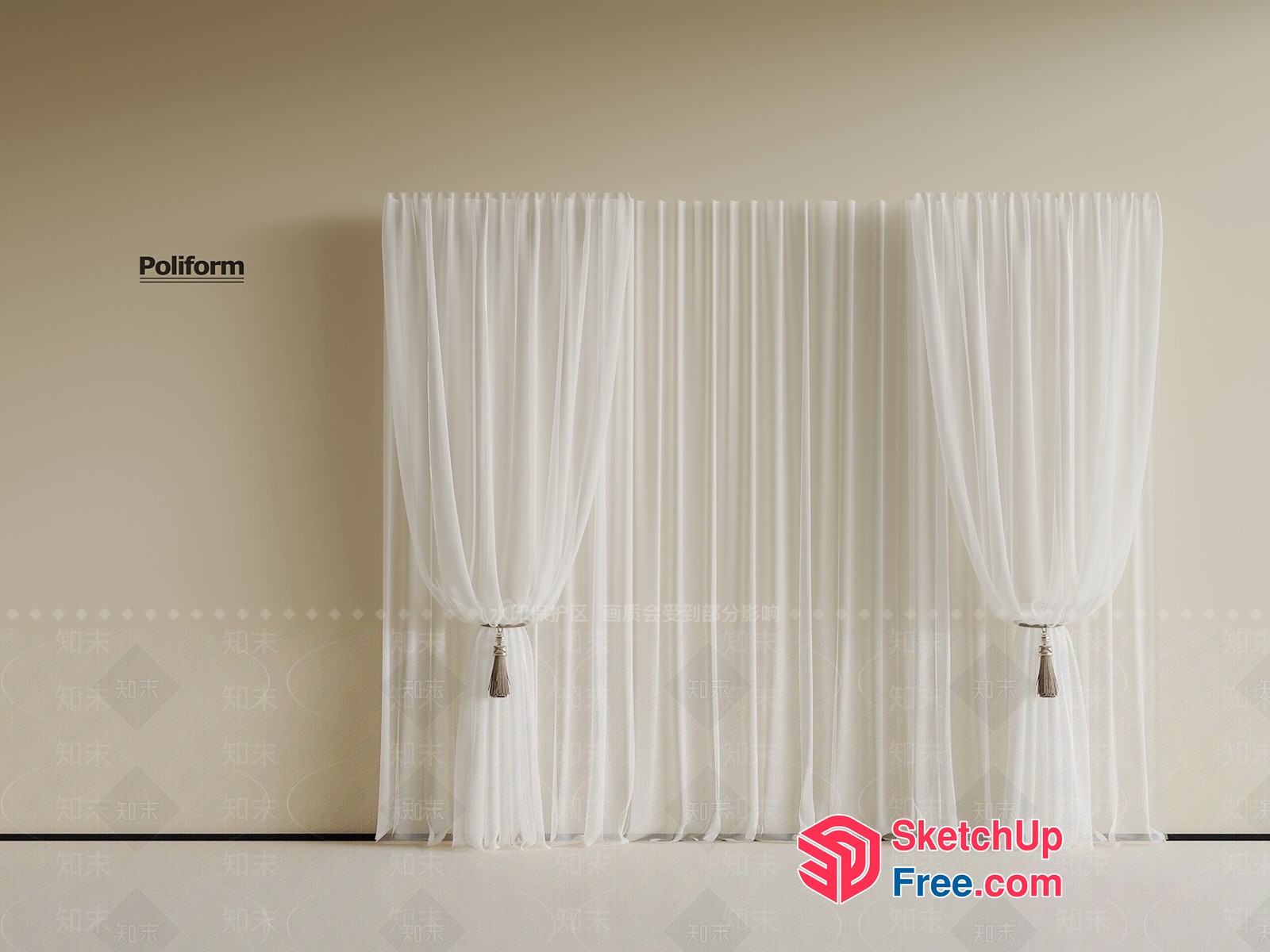 Poliform Curtain Wall 3D SketchUp File