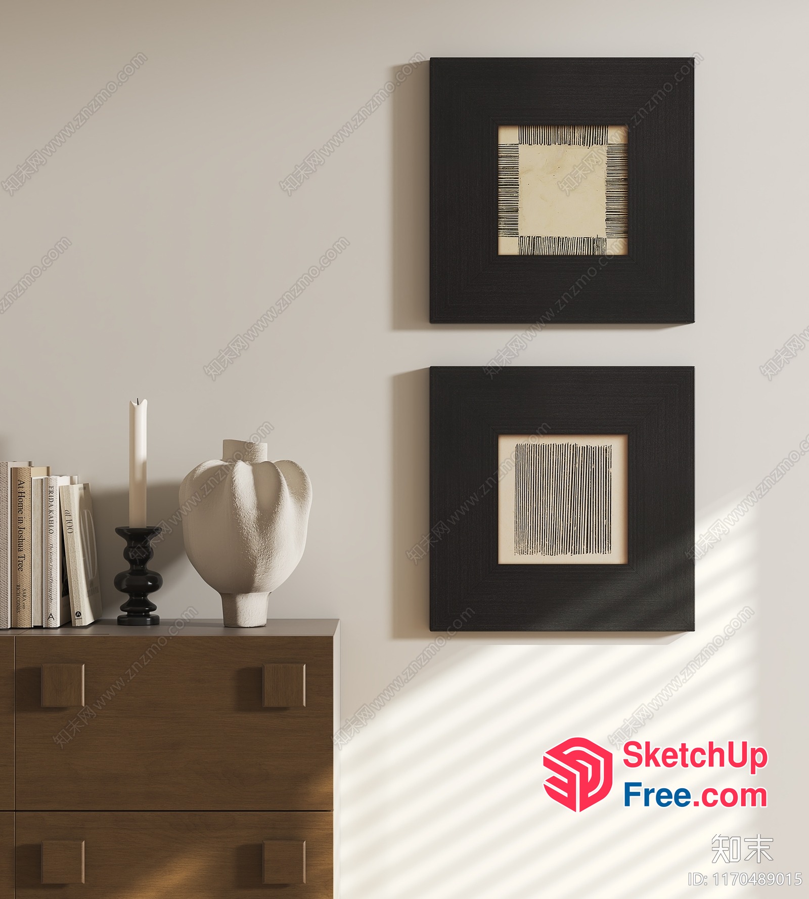 Minimalist Scandinavian Decor 3D SketchUp File