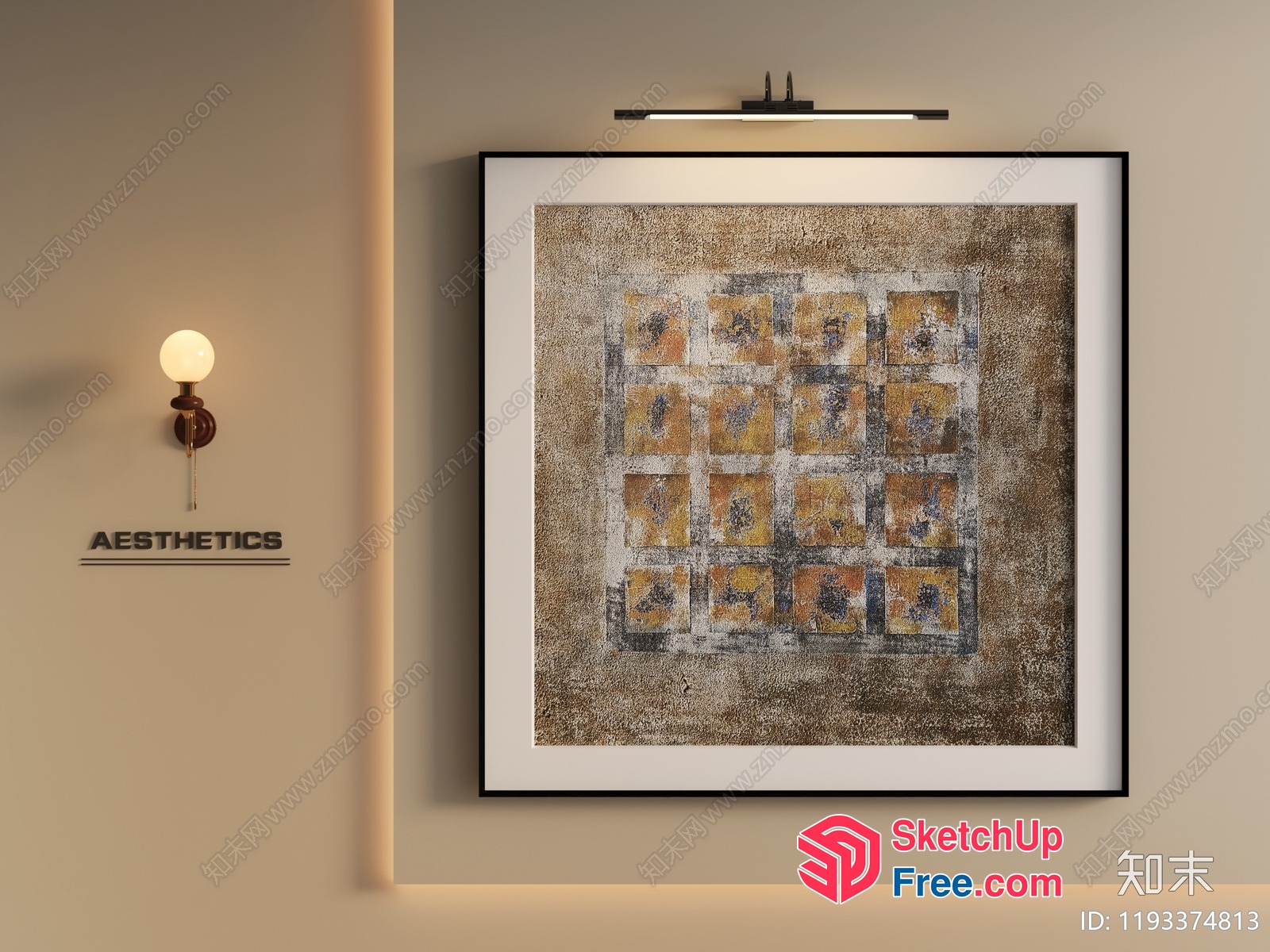 Vintage Modern Style Interior Design 3D SketchUp File