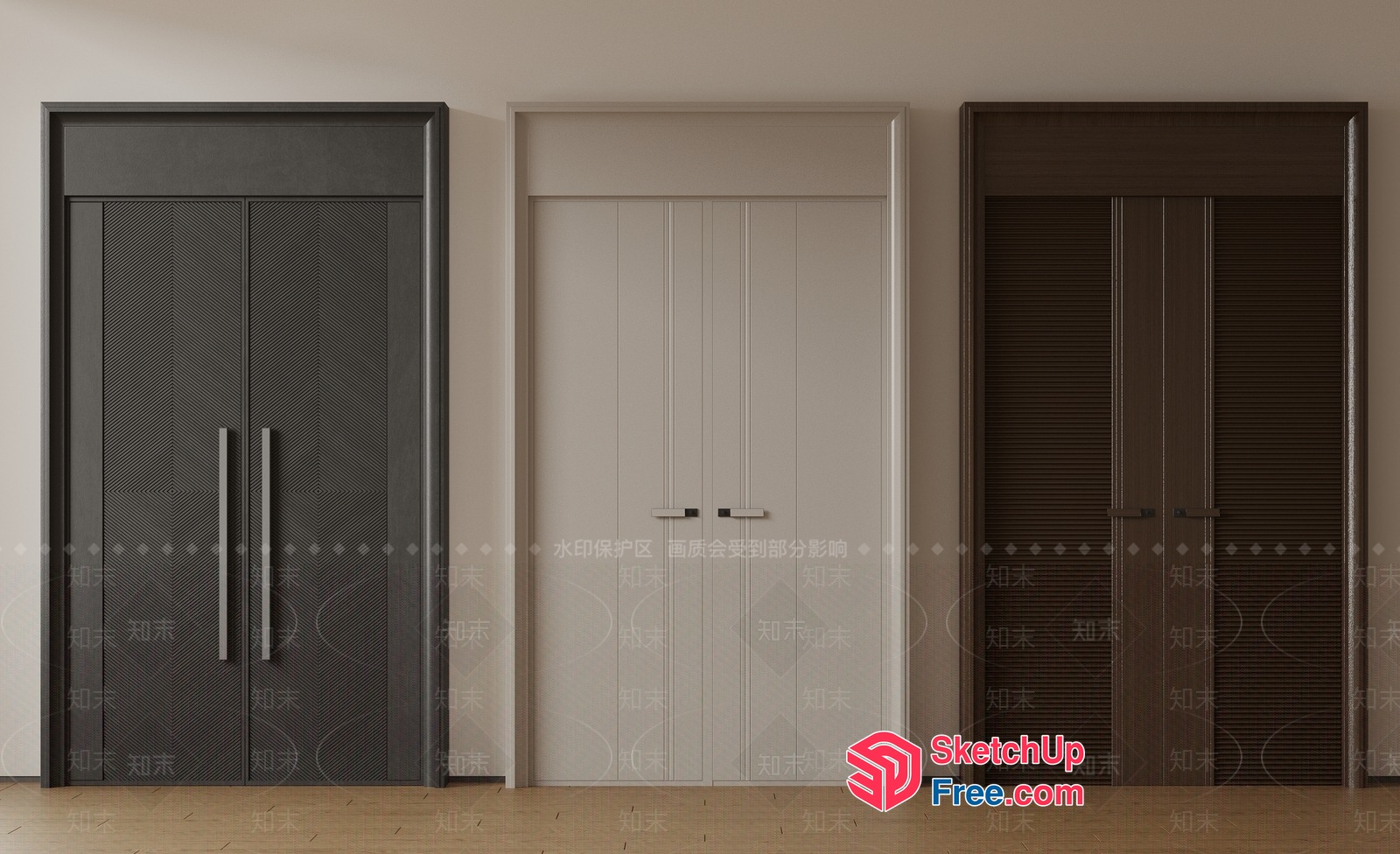 Elevators And Doors 3D SketchUp File