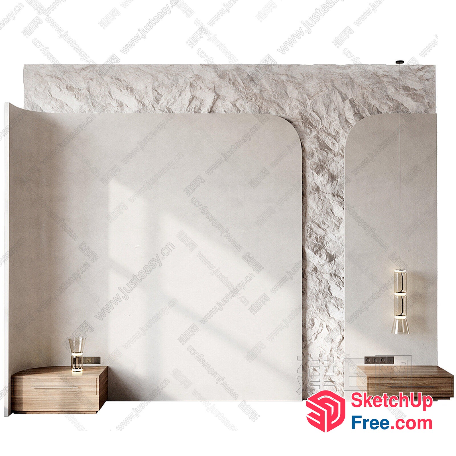 Minimalist Style Partition Screen 3D SketchUp File