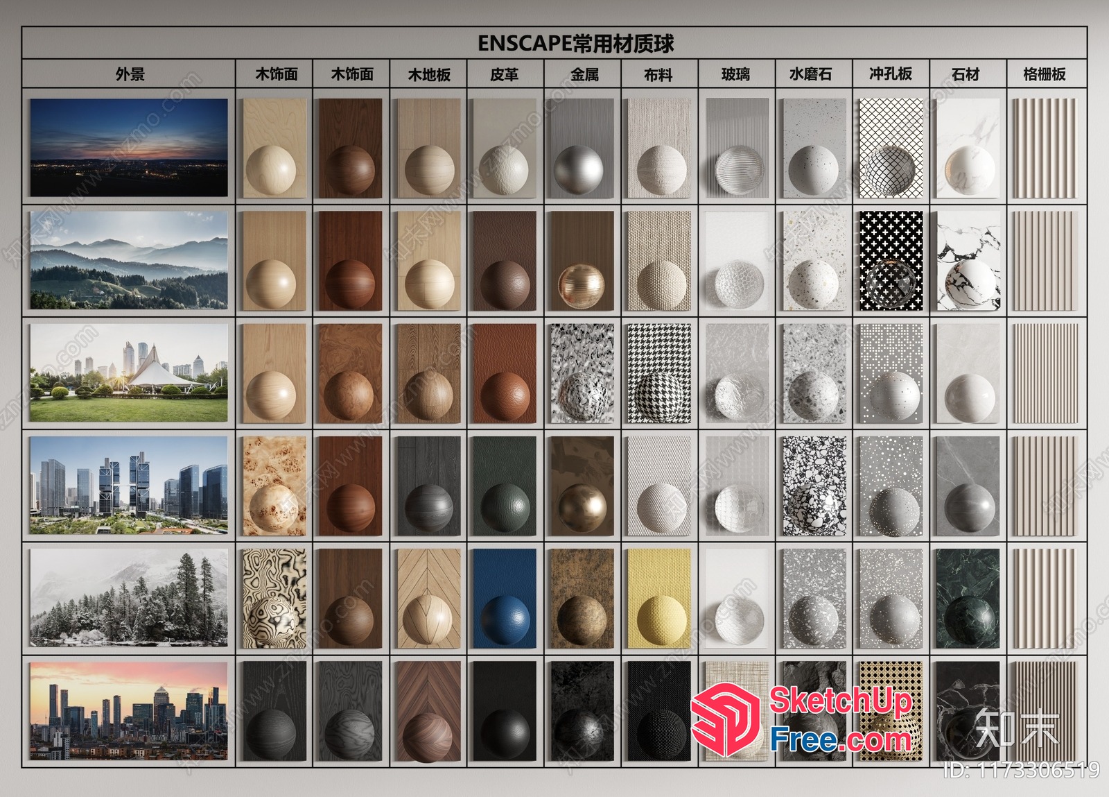 Exterior Decor For Modern And Contemporary Buildings 3D SketchUp File