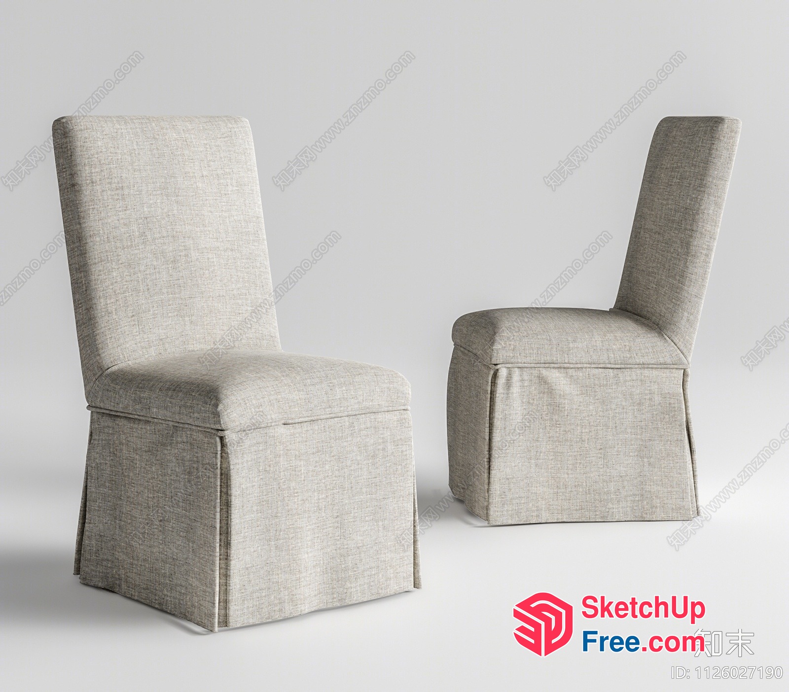 Modern Minimalist Chairs 3D SketchUp File