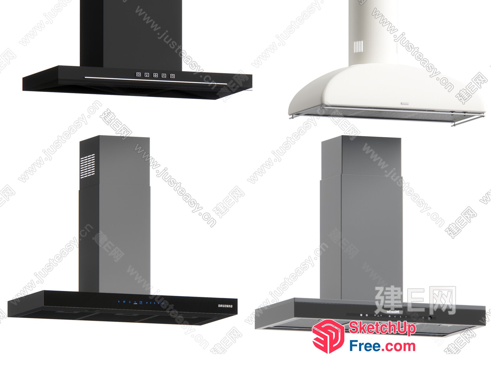 Range Hood Collection 3D SketchUp File