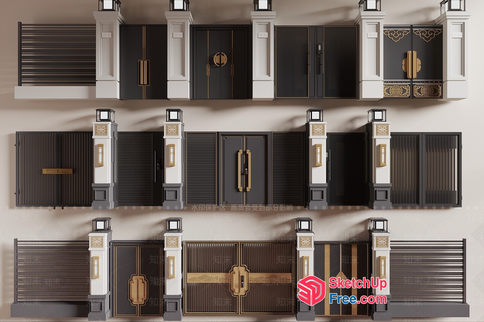 Exterior Door And Window Collection 3D SketchUp File