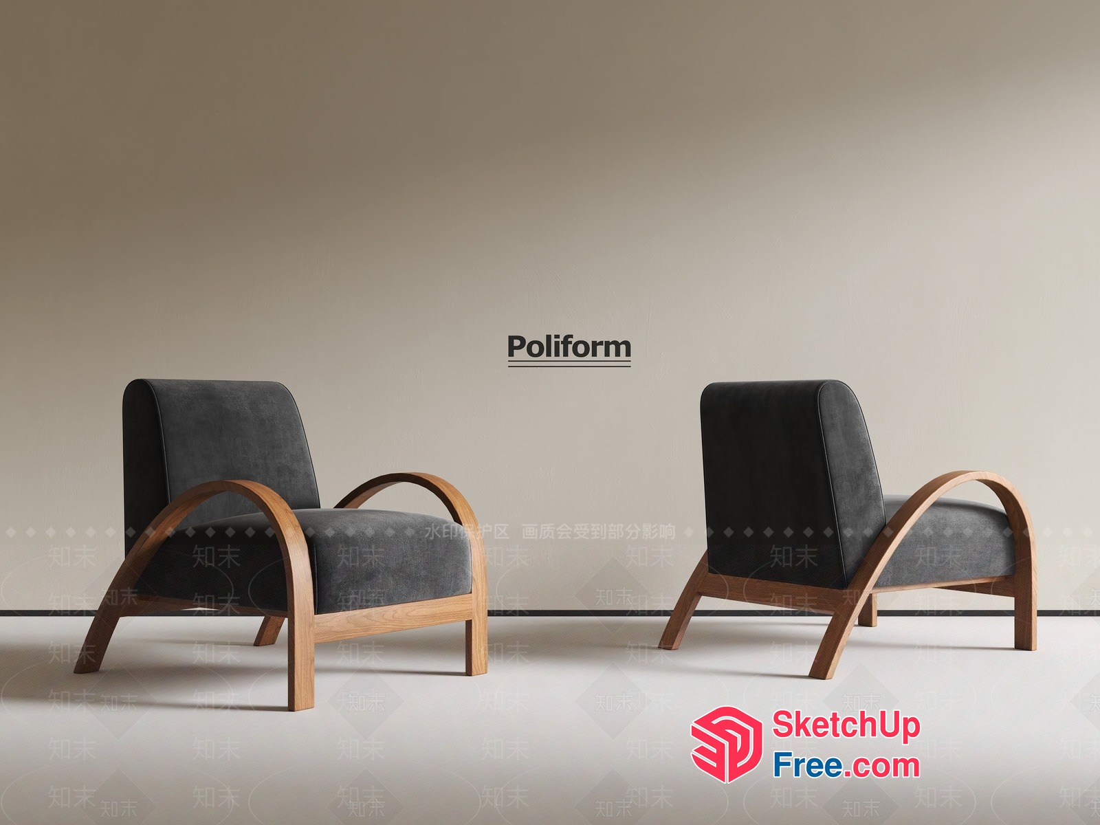 Poliform Chairs 3D SketchUp File
