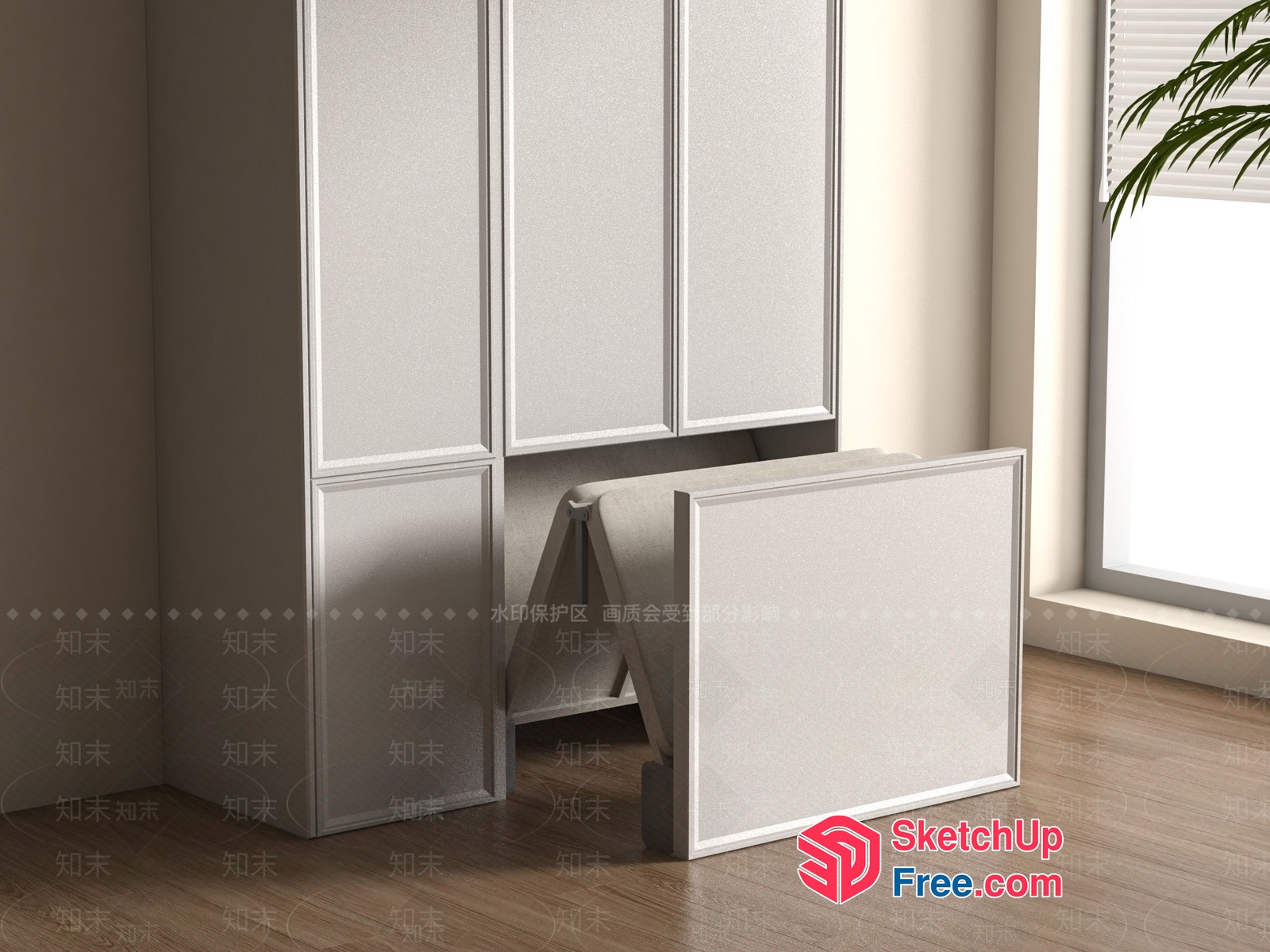 Partitions And Screens For Interior Spaces 3D SketchUp File