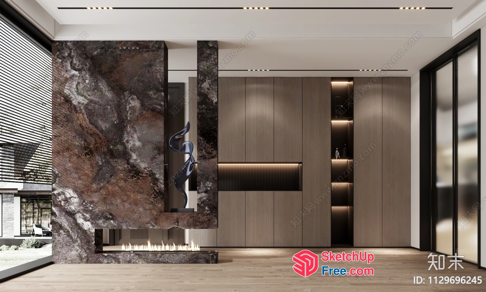 Modern Luxury Home Interior Design 3D SketchUp File