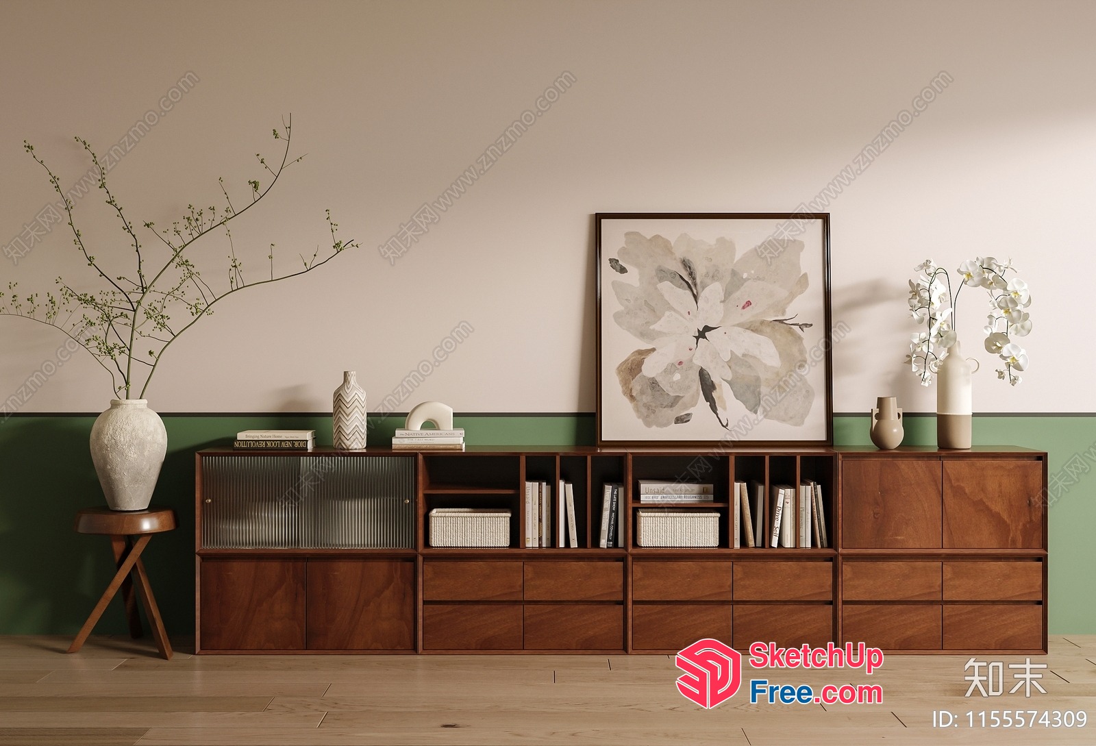 Modern Minimalist Japanese Style Home Decor 3D SketchUp File