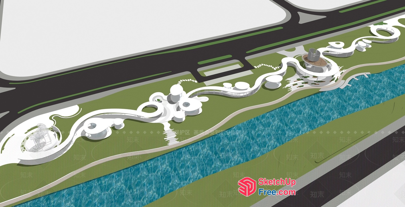 Exterior Decor For A Villa Collection 3D SketchUp File