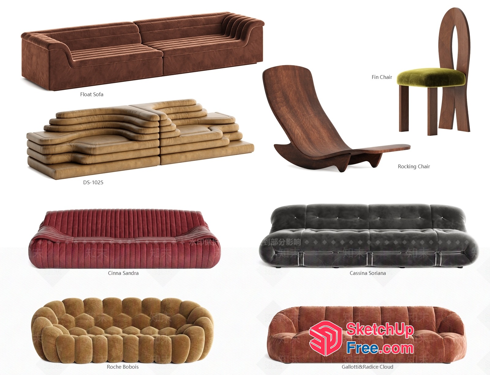 Modern Furniture Collection 3D SketchUp File
