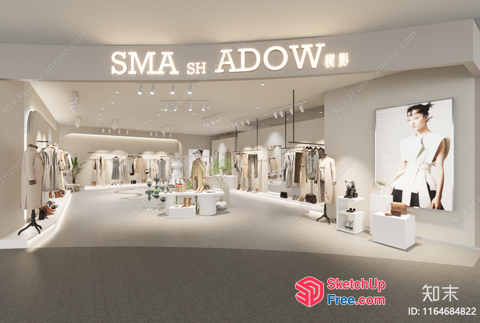Fashionable Modern Interior 3D SketchUp File