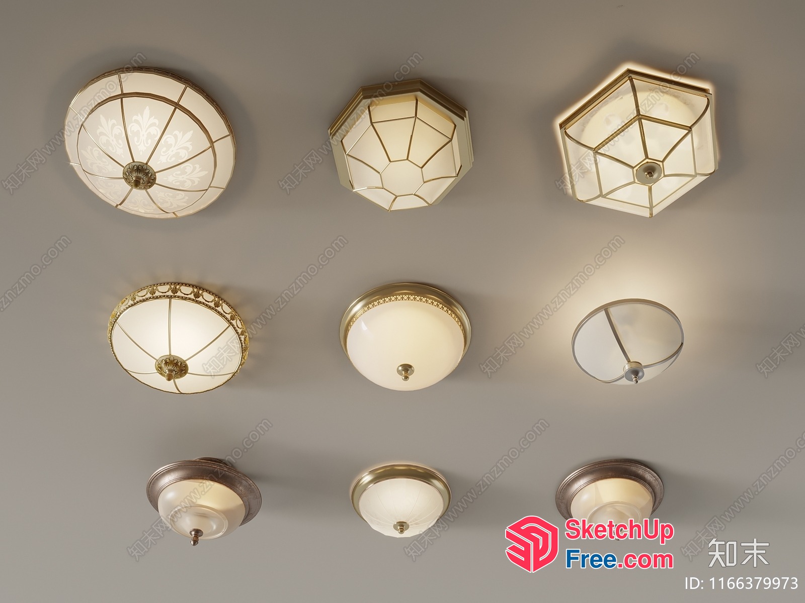 Elegant Lighting Fixtures 3D SketchUp File
