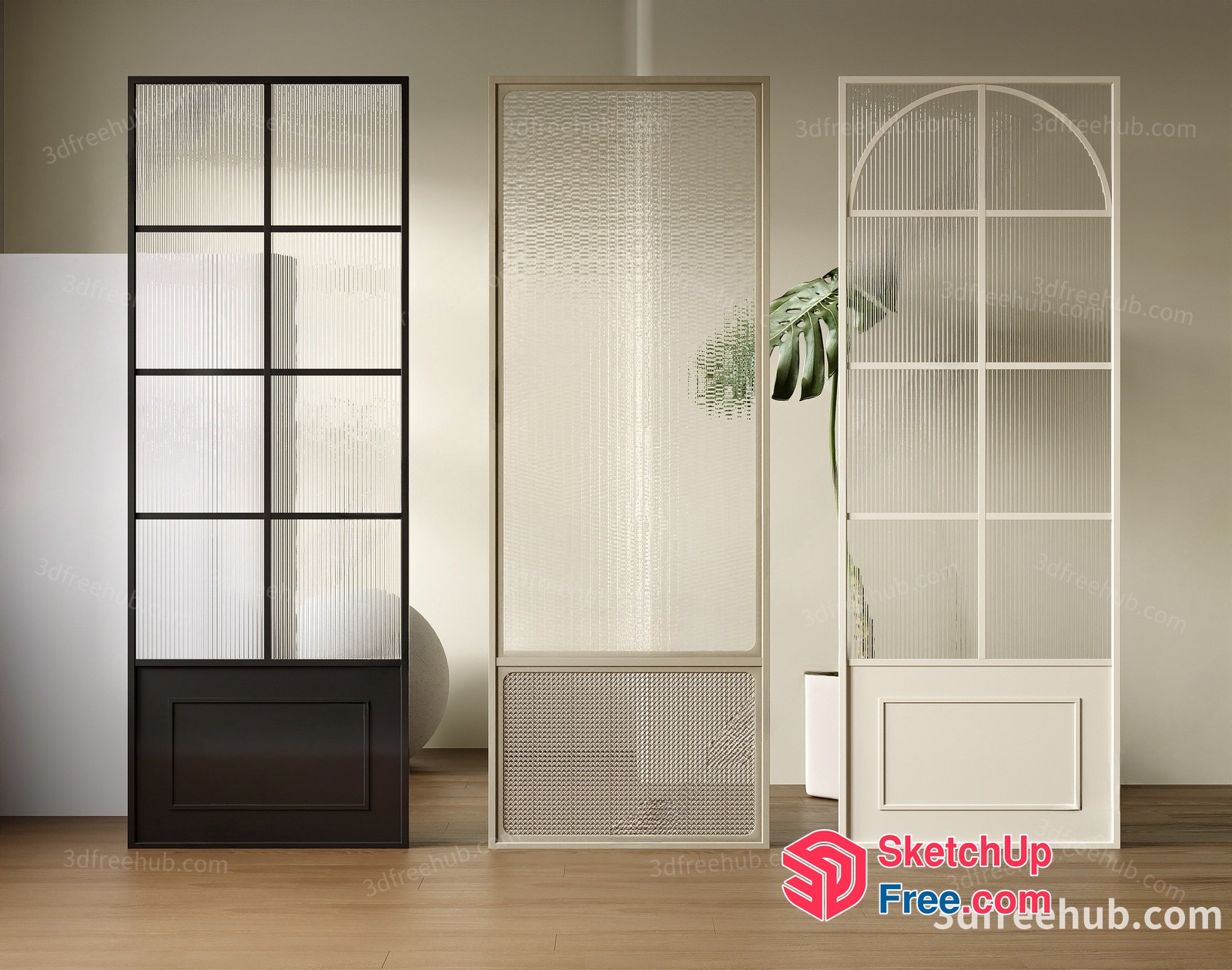 Partition Screen Furniture 3D SketchUp File