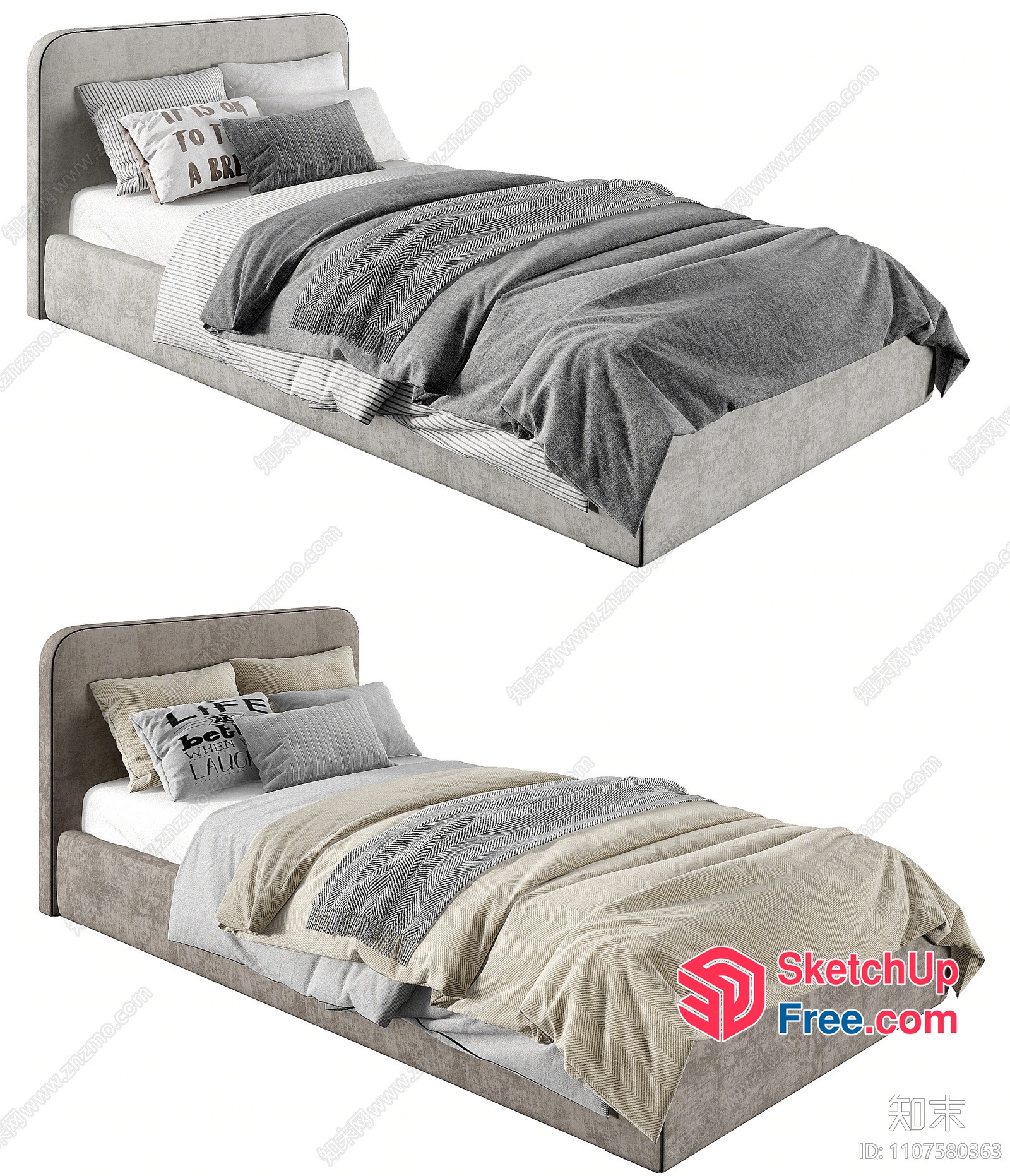 Modern Bedroom Furniture Collection 3D SketchUp File
