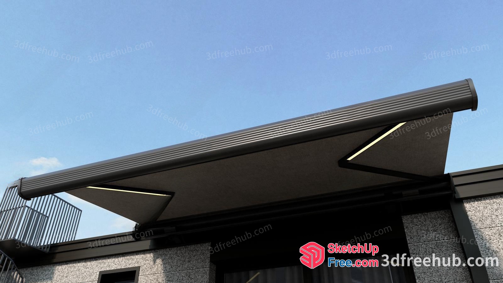 Aesthetically Pleasing Architectural Exterior 3D SketchUp File