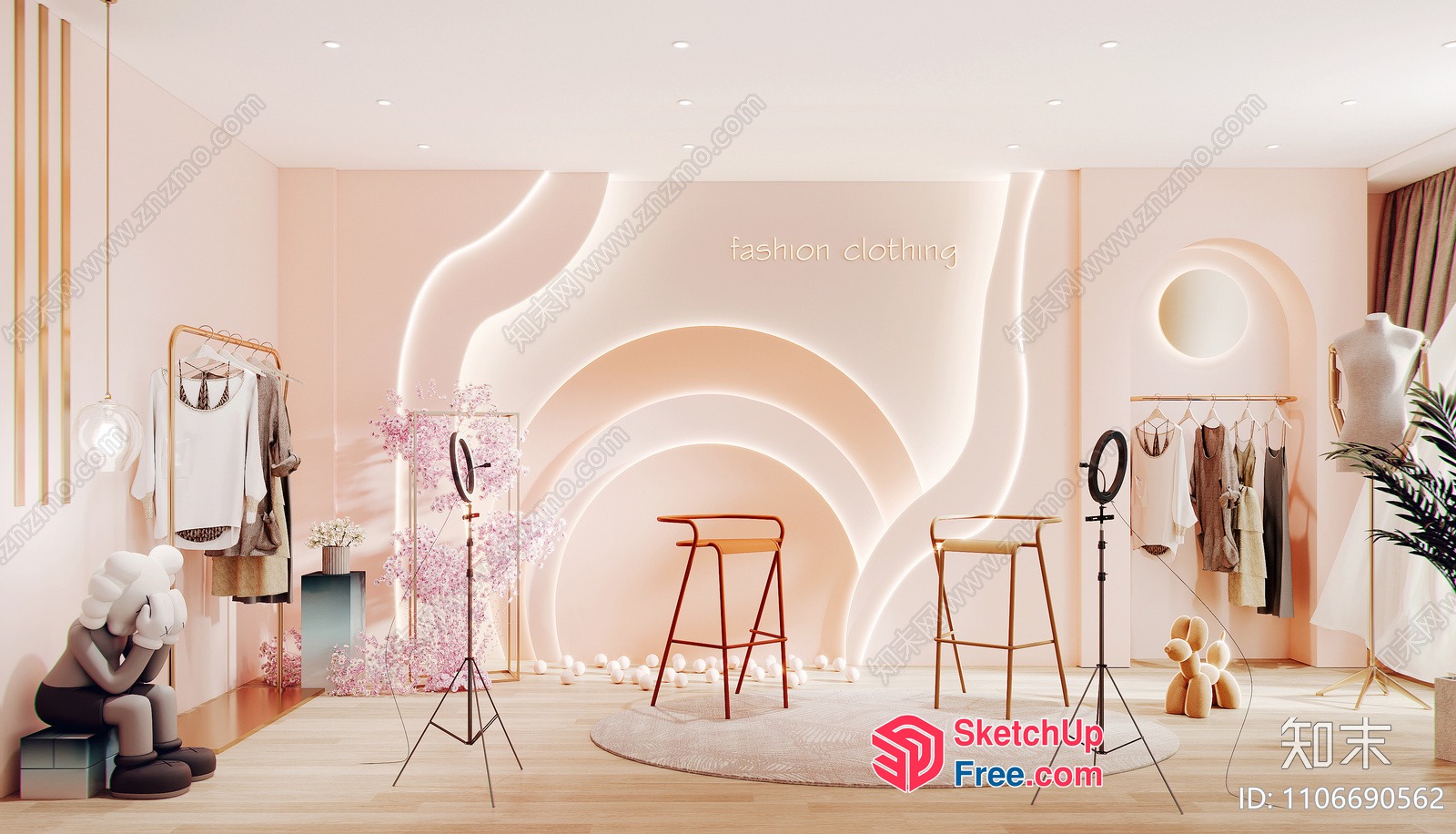 Fashionable Interior Design 3D SketchUp File